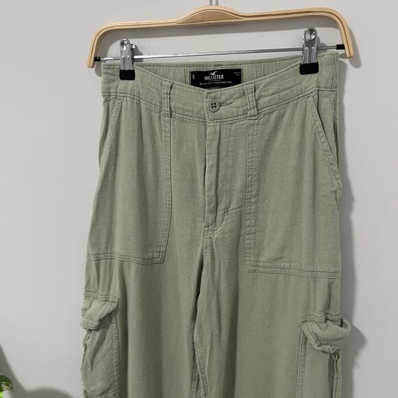 Hollister Green Vintage Baggy Pants Size Small - Picture 4 of 5